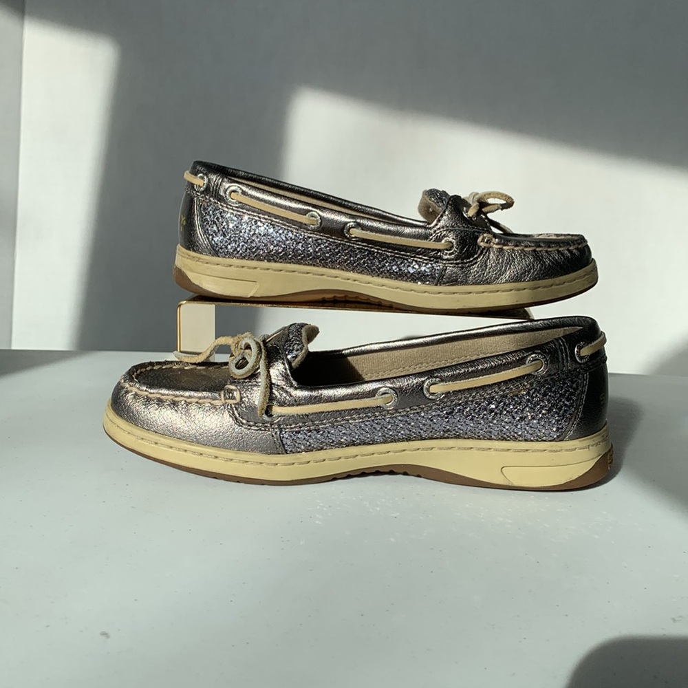 Sperry Glitter Top Sider Size 6